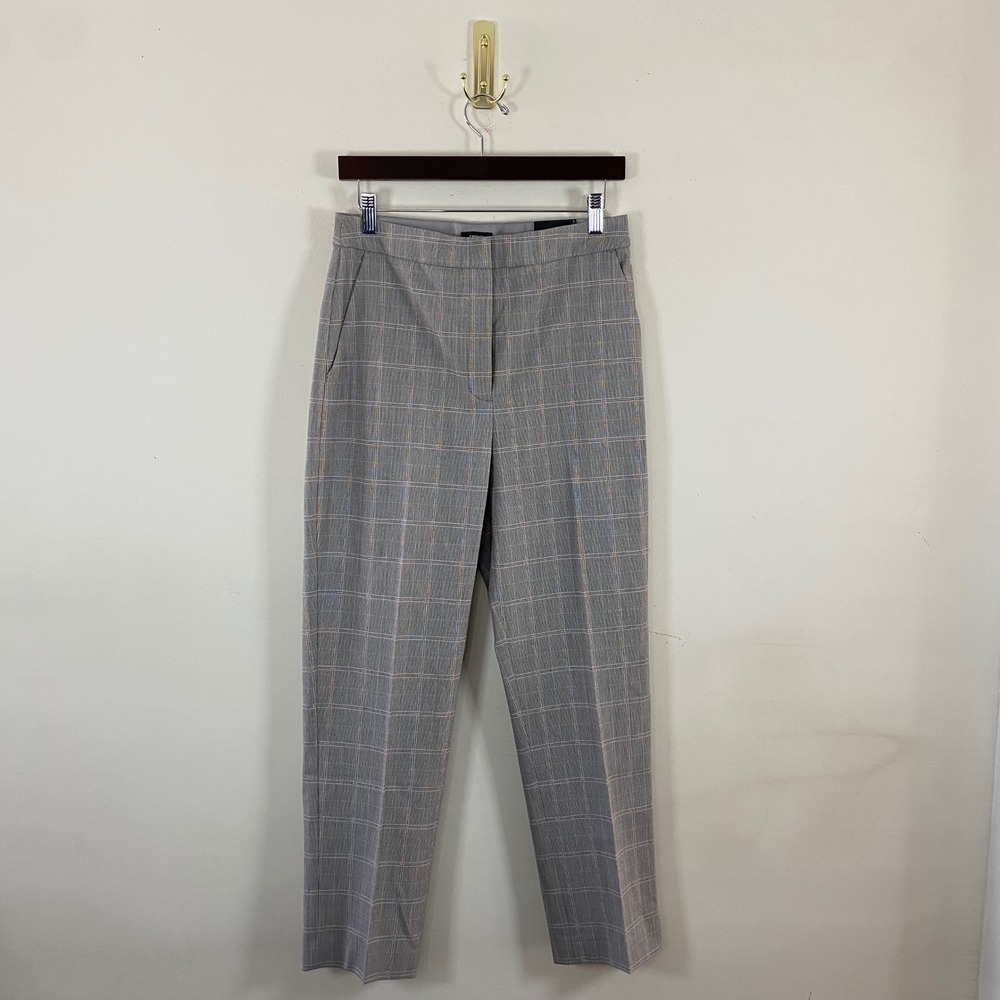 Express Editor Straight Leg High Rise Trousers NWT Size 8 Career Academia Preppy